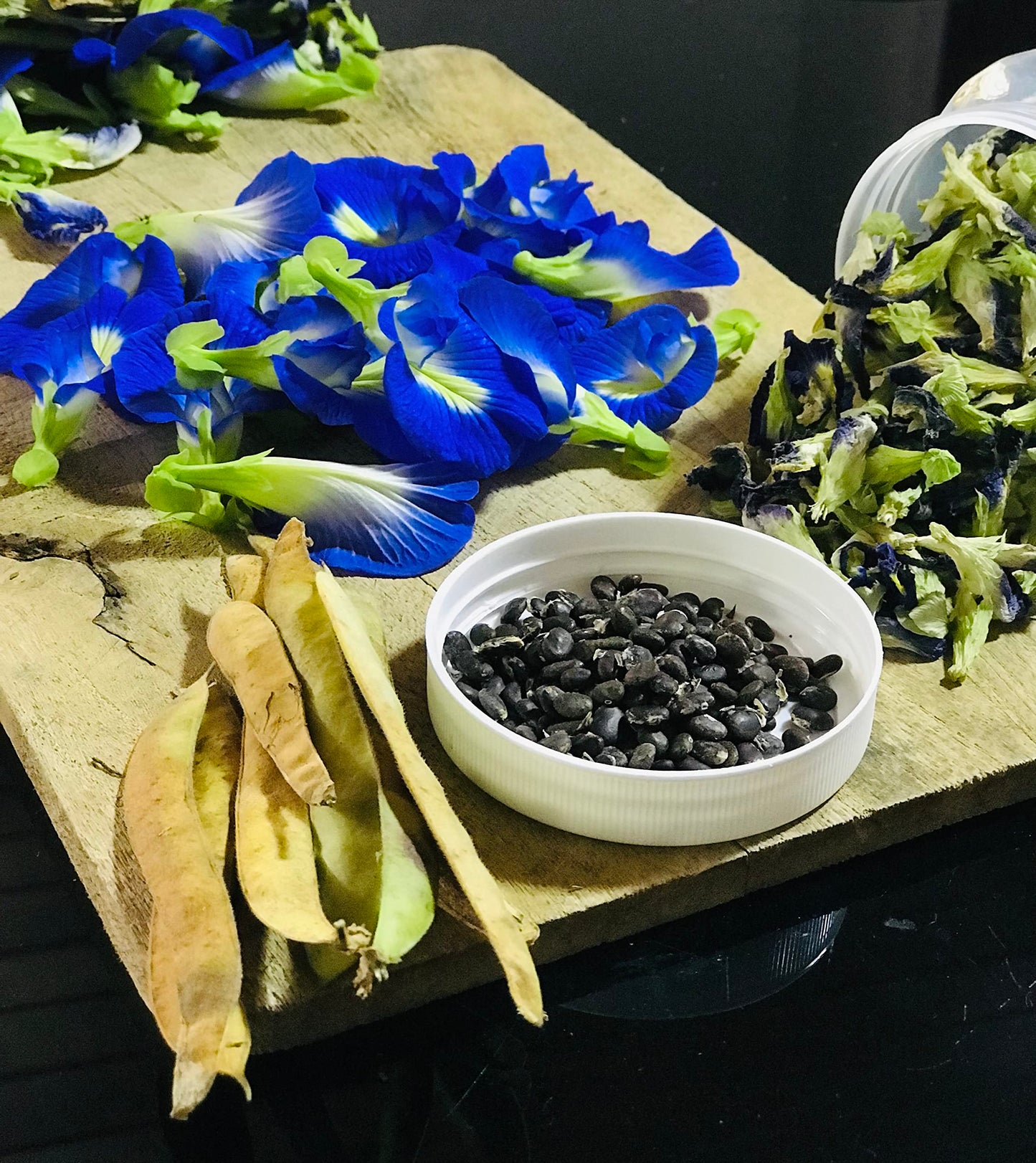 Butterfly Pea Seeds for Planting Clitoria ternatea for trellises and herbal gardens | Heirloom Non-GMO Herb Seeds for Home Gardens
