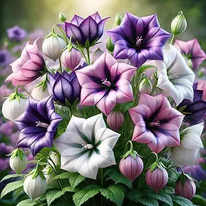 PLATYCODON Balloon Platycodon grandiflorus Mixed Flower Seeds for Planting in Flower Bed Heirloom Non-GMO Seeds